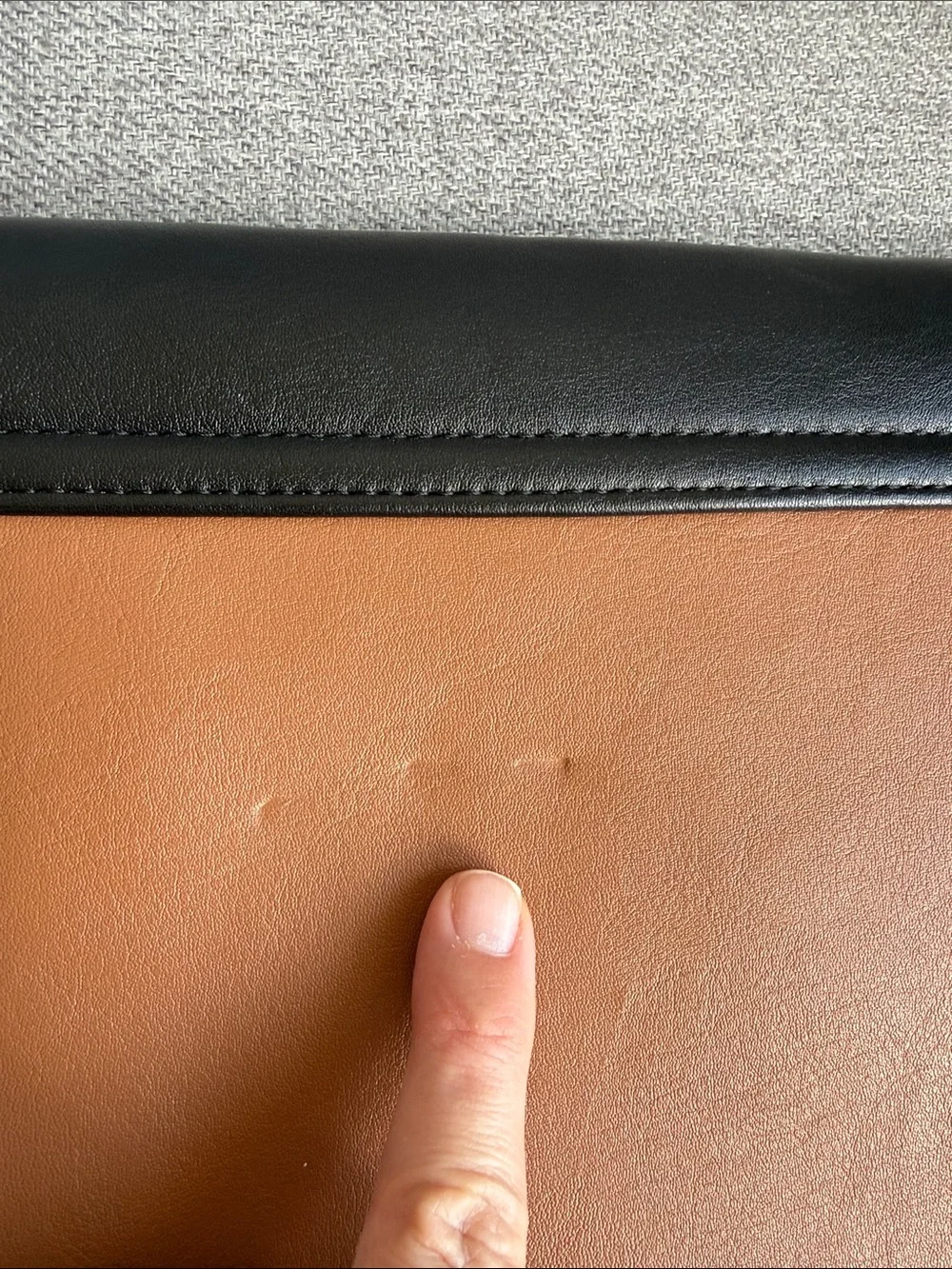 Express Envelope Clutch - Black, Cream & Brown